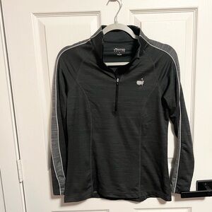 Womens Masters Tech active Pullover 1/4 Zip black size small